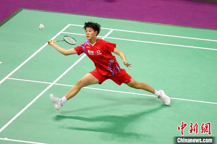 中国羽毛球队南昌摘得三项冠军