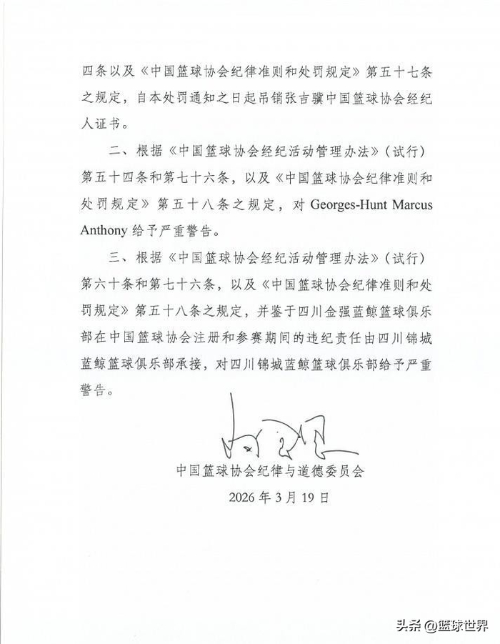 四川男篮球员合同纠纷引篮协调查 张吉骥被吊销